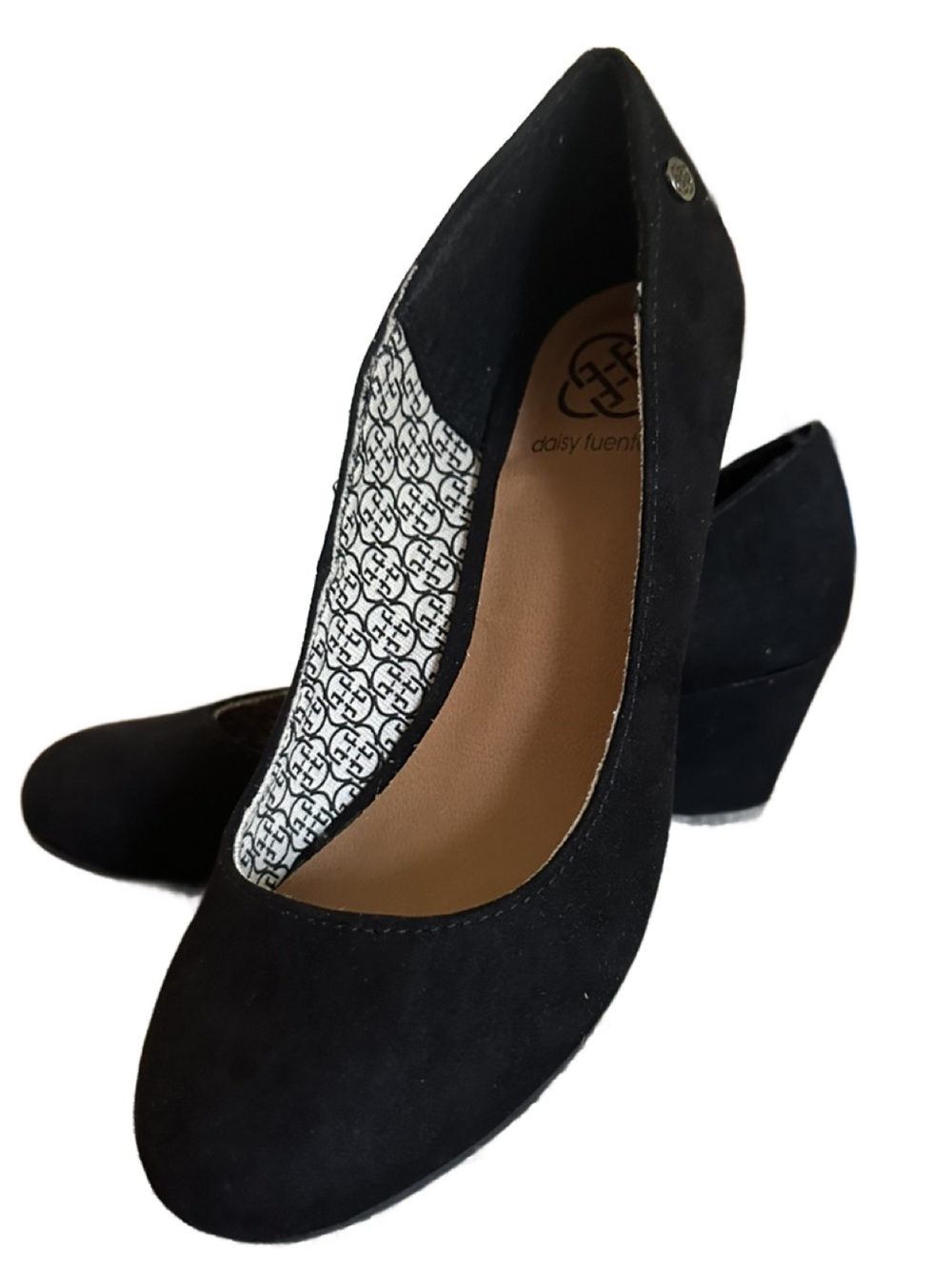 Daisy Fuentes Women’s Cute & Comfortable Black Wedge Pumps Dress Shoes
